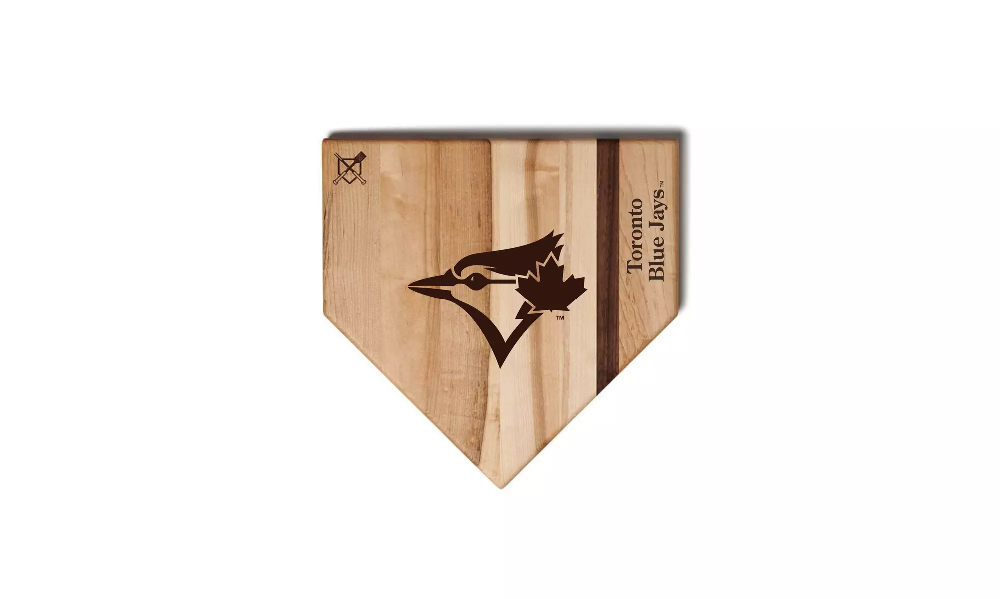 MLB 12-Inch or 17-inch Wooden Home Plate Cutting Board