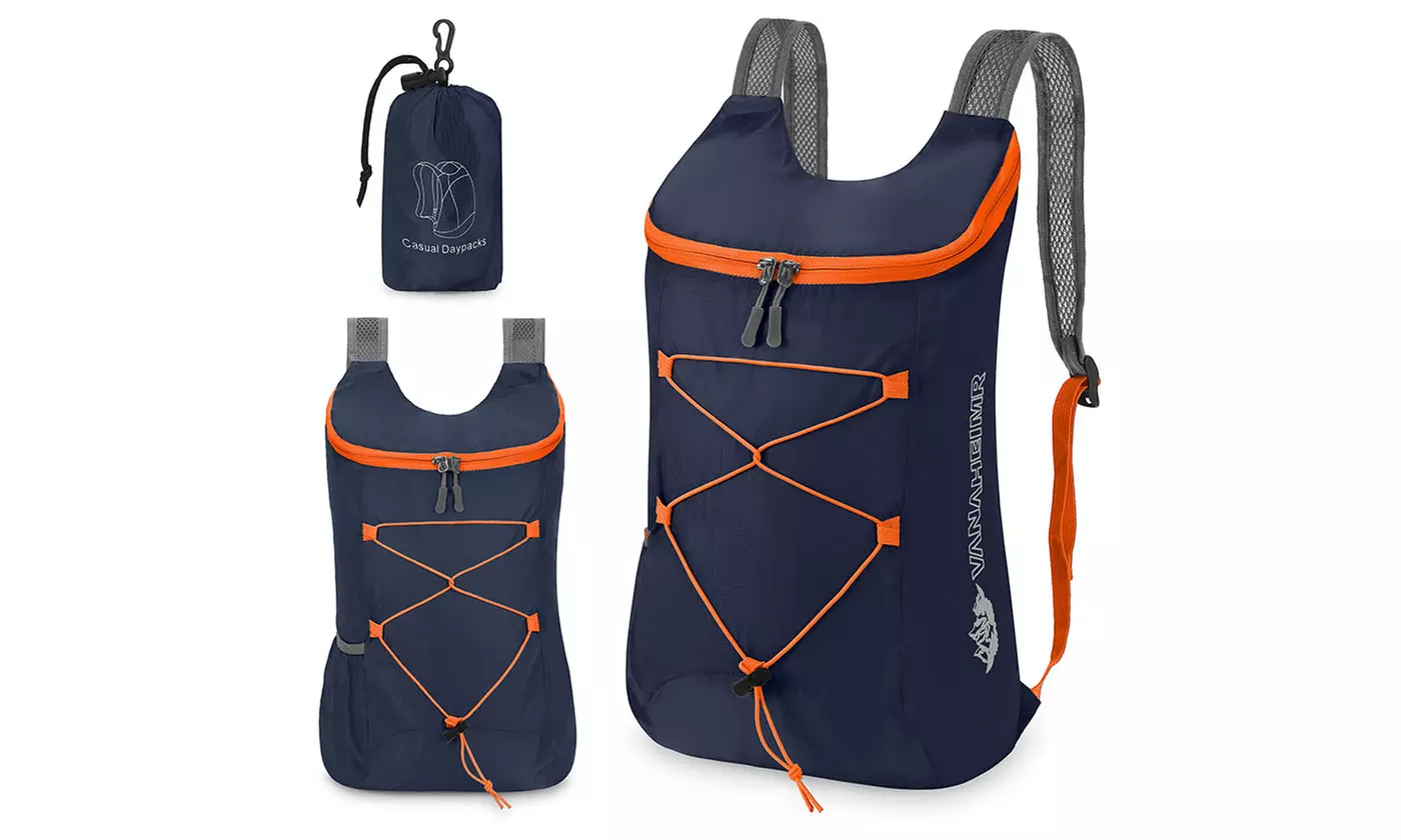Lightweight Daypack for Travel Foldable Water Resistant Backpacks