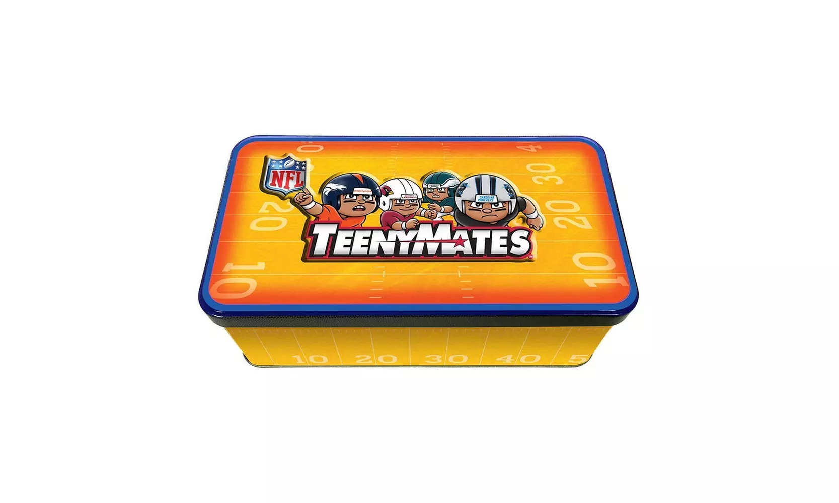 Party Animal NFL TeenyMates Collector Tin 4 NFL Series 5 Blind Packs Inside - Primary Image