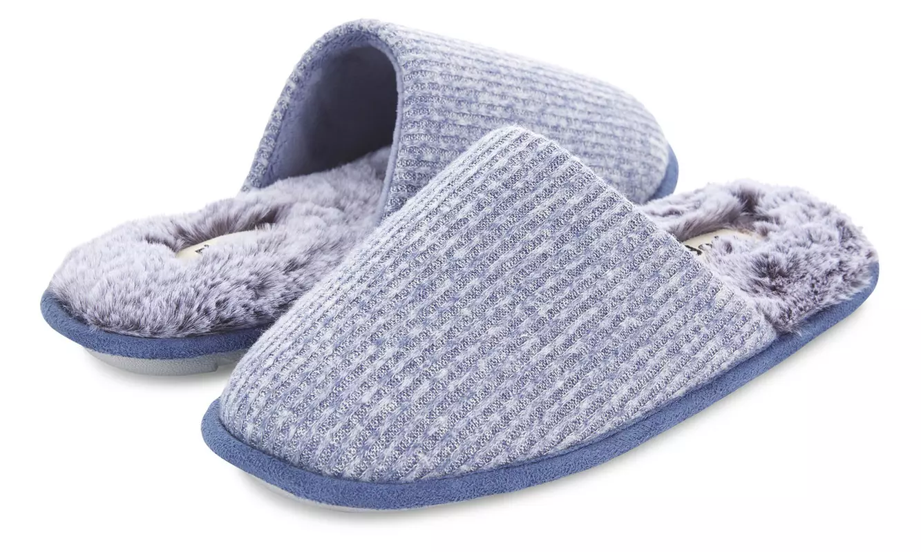 Floopi Women's Aurora Knit Scuff Slippers