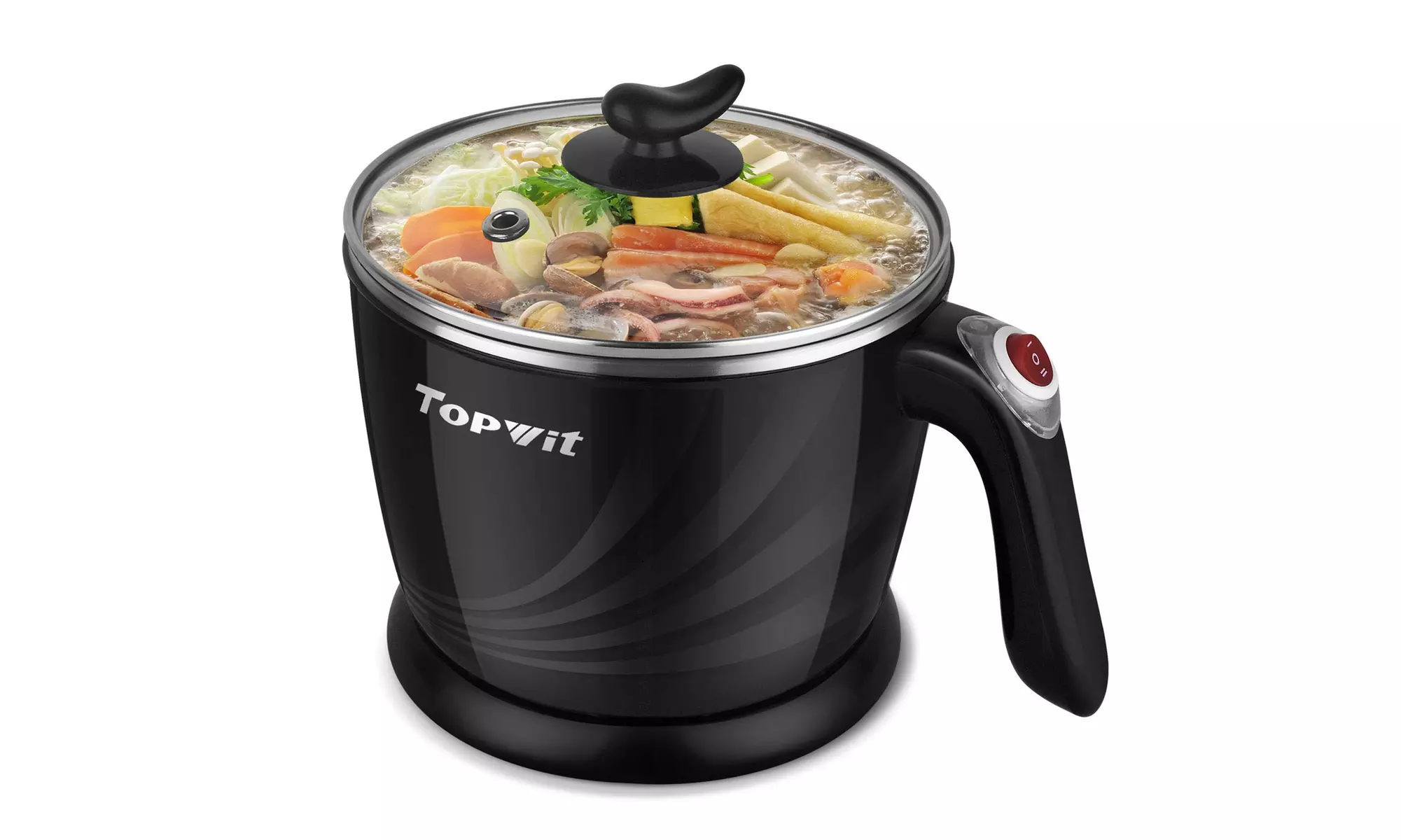 Topwit Electric Hot Pot Mini, Electric Cooker, Noodles Cooker, Electric Kettle - Primary Image