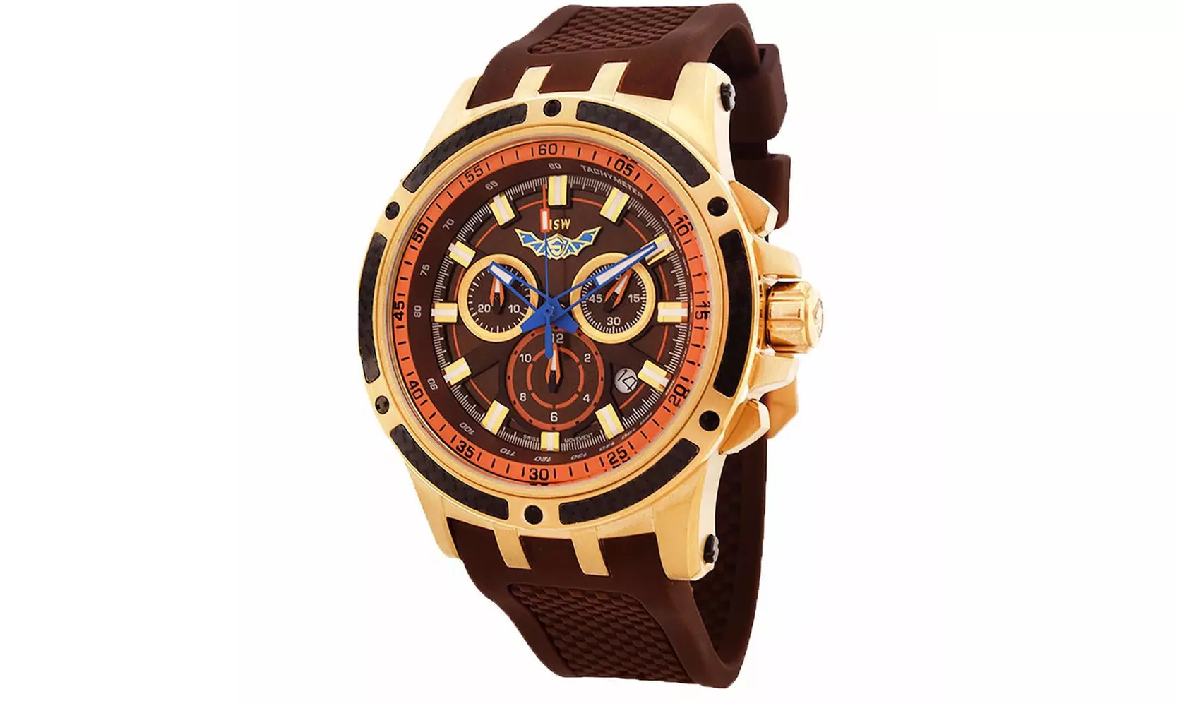 ISW MEN'S CHRONOGRAPH SILICONE BAND WATCH - Second Medium