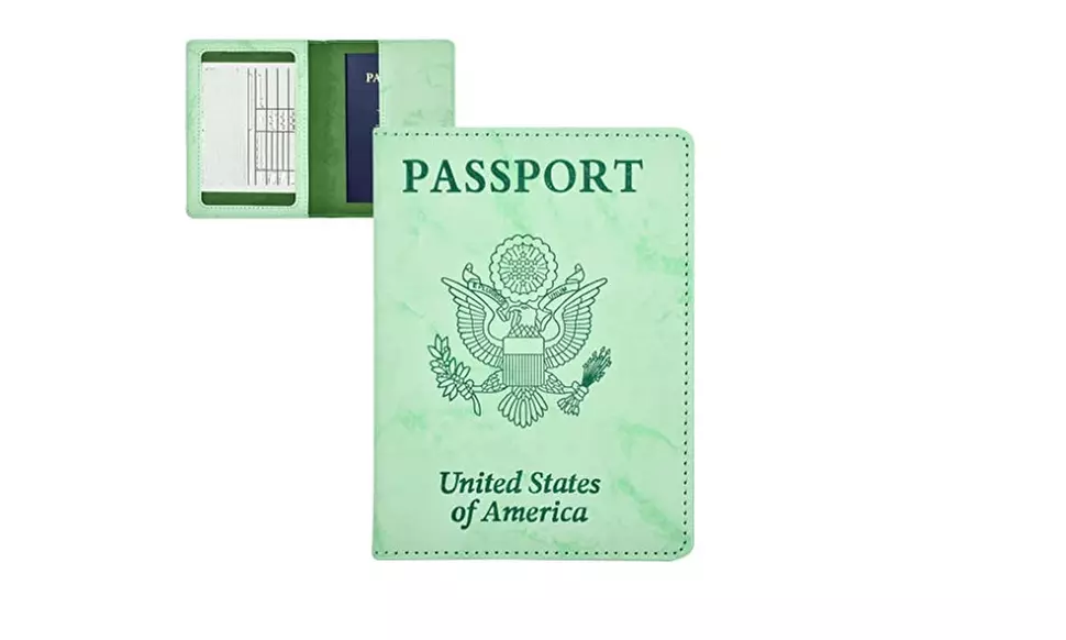 RFID Passport Vaccine Card Holder Cover Travel Wallet for Women and Men 