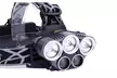 80000LM 5x LED Headlamp Headlight Rechargeable Light USB Cable Battery - Second Medium
