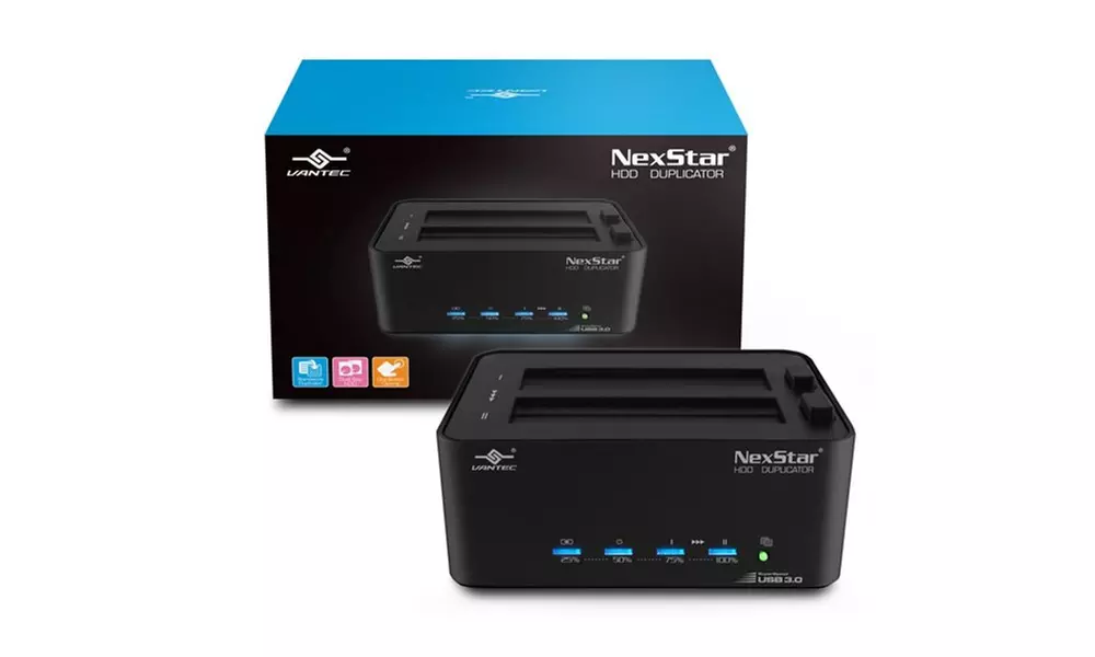 Siblings Vantec NST-DP100S3 NexStar Hard Drive Duplicator - Primary Image