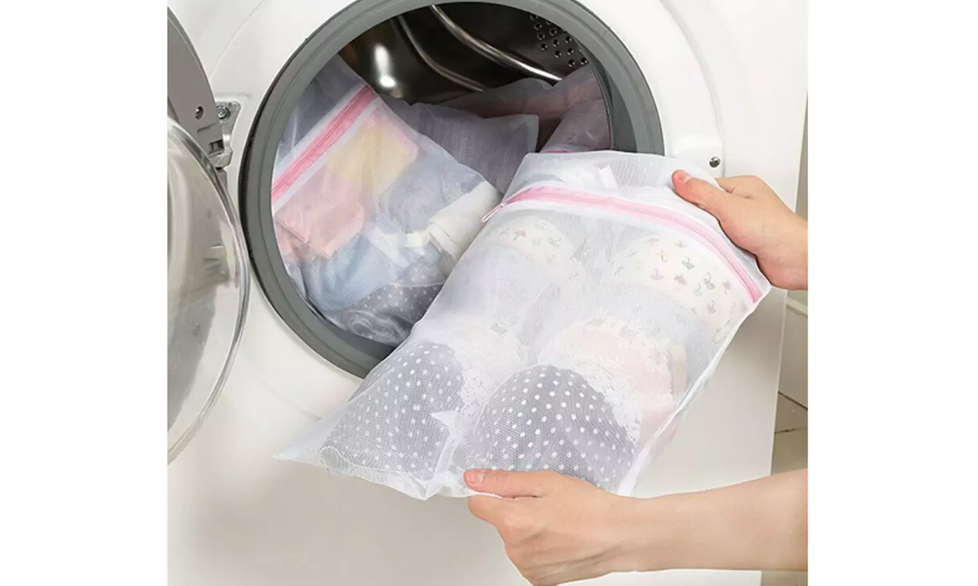 90L Large Laundry Basket Mesh Laundry Wash Bags for Socks Underwear Hosiery Bras