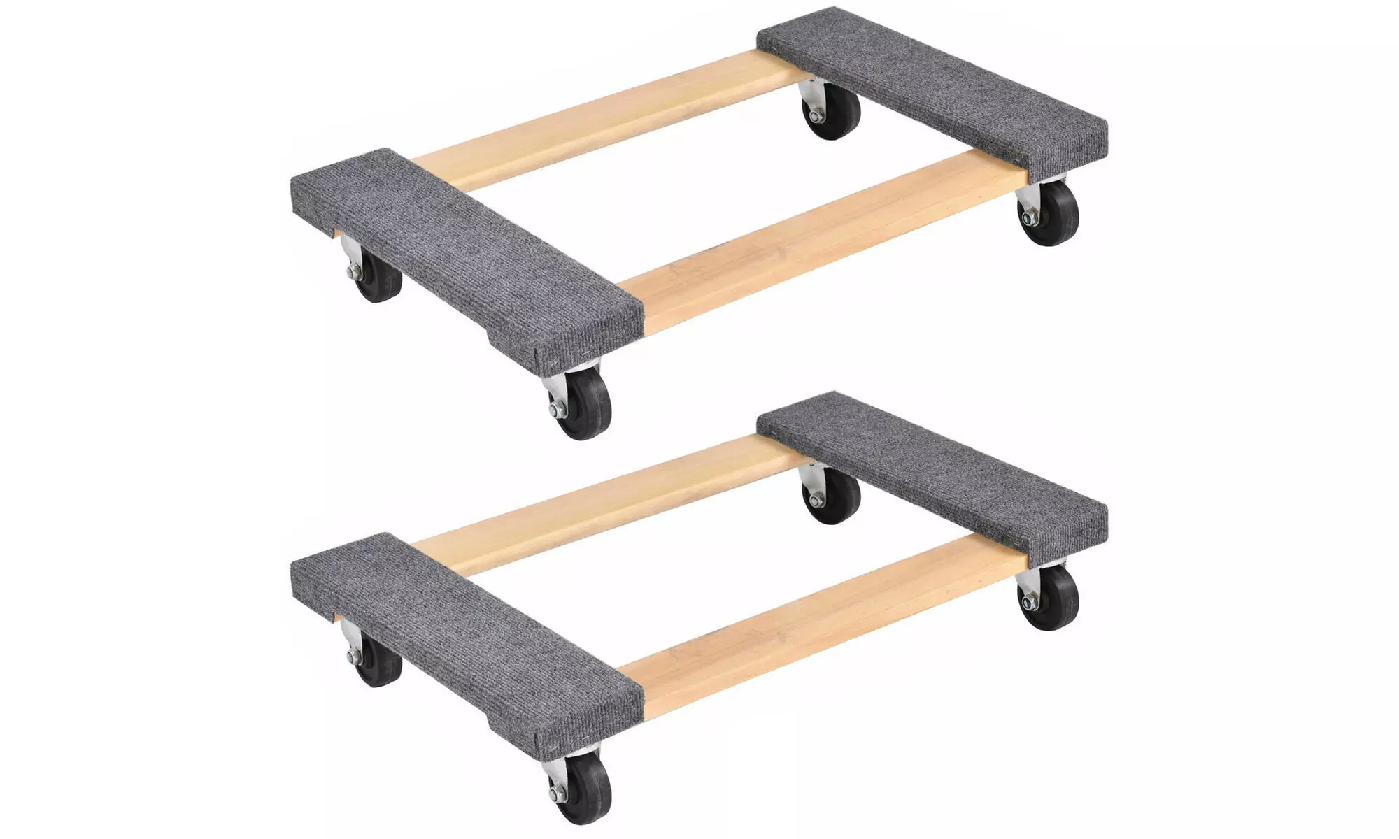Costway Dolly Moving Carrier Mover Handle Caster 1000lbs Capacity 30''x18'' - Primary Image