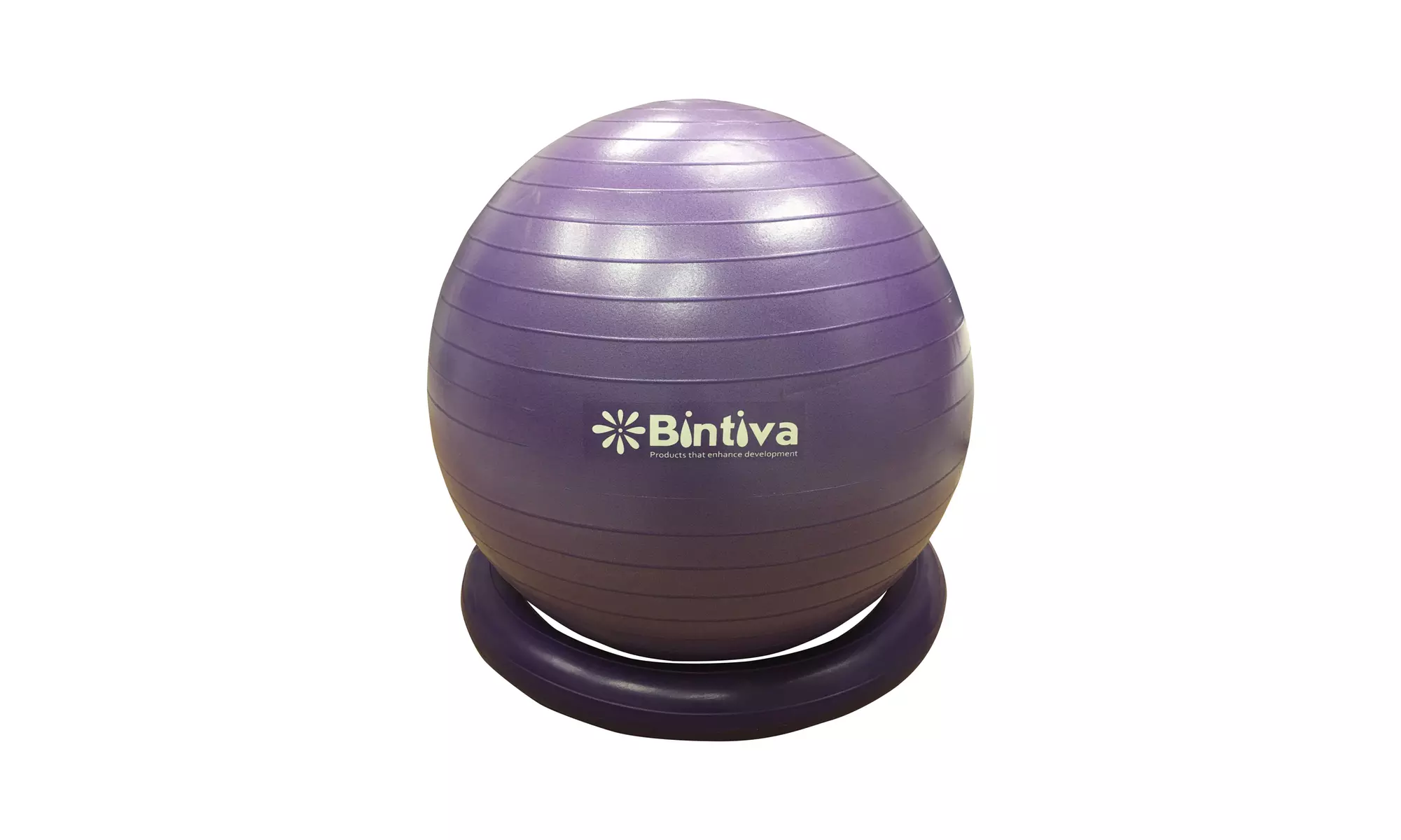 Anti-Burst Fitness Exercise Stability Yoga Ball with base. - Second Medium