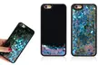 Quicksand Bling Glitter Flowing Black Liquid Case for iPhone 6/6 Plus/6s/6s Plus/7/7 Plus/8/8 Plus - Second Medium