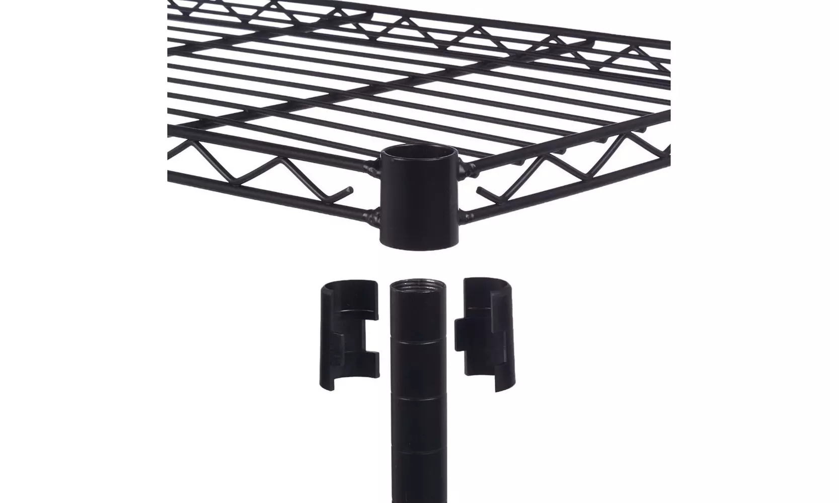 3/4/5-Tier Commercial Chrome Shelving Rack Adjustable Shelf Storage