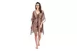 Womens Beach Swimsuit Leopard Bikini Cover Up Summer Beach Dresses Bathing Suit - Second Medium