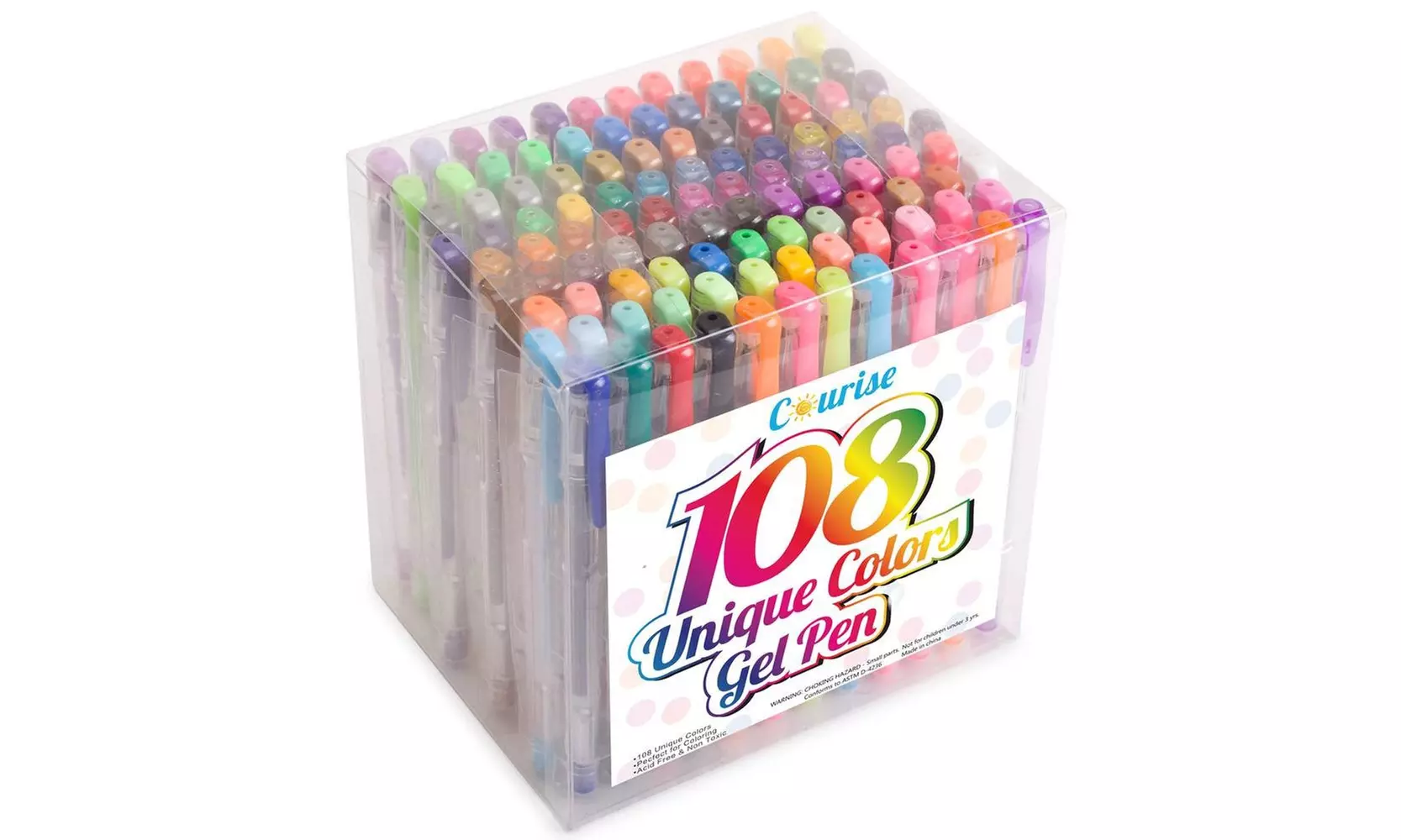 Courise 108 Unique Colors Gel Pens Gel Pen - Primary Image