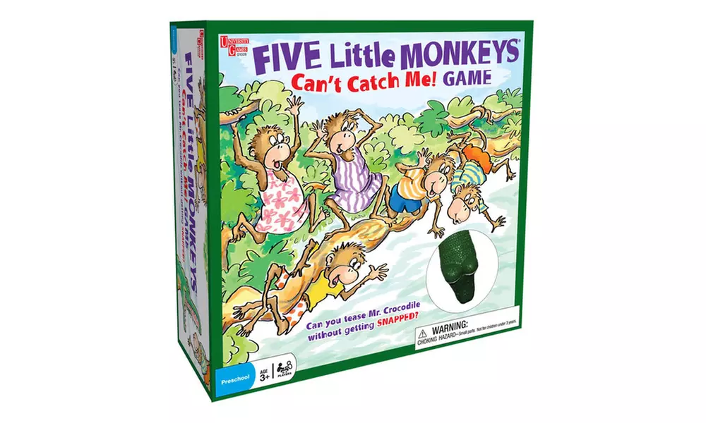 Five Little Monkeys Can't Catch Me Game - Primary Image