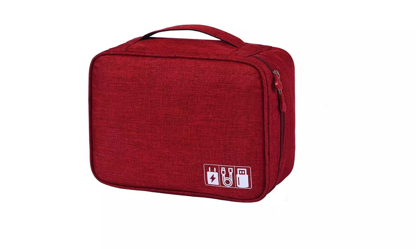 Travel Universal Cable Organizer Electronics Accessories Organizer Gadget Bag