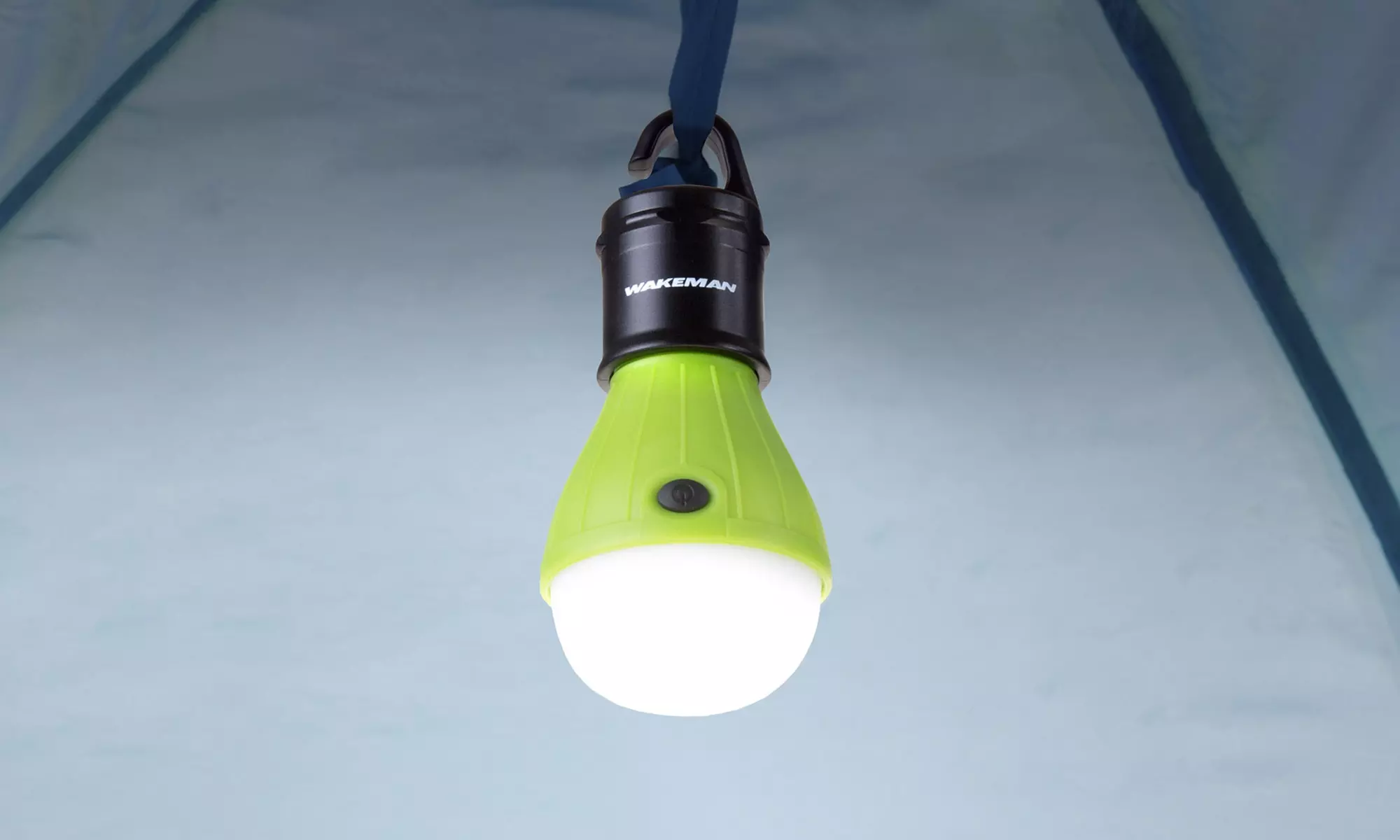 Portable LED Tent Light Bulb- 2 Pack Hanging Lights with 3 Settings and 60 Lumen