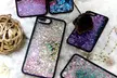 Quicksand Bling Glitter Flowing Black Liquid Case for iPhone 6/6 Plus/6s/6s Plus/7/7 Plus/8/8 Plus - Second Medium