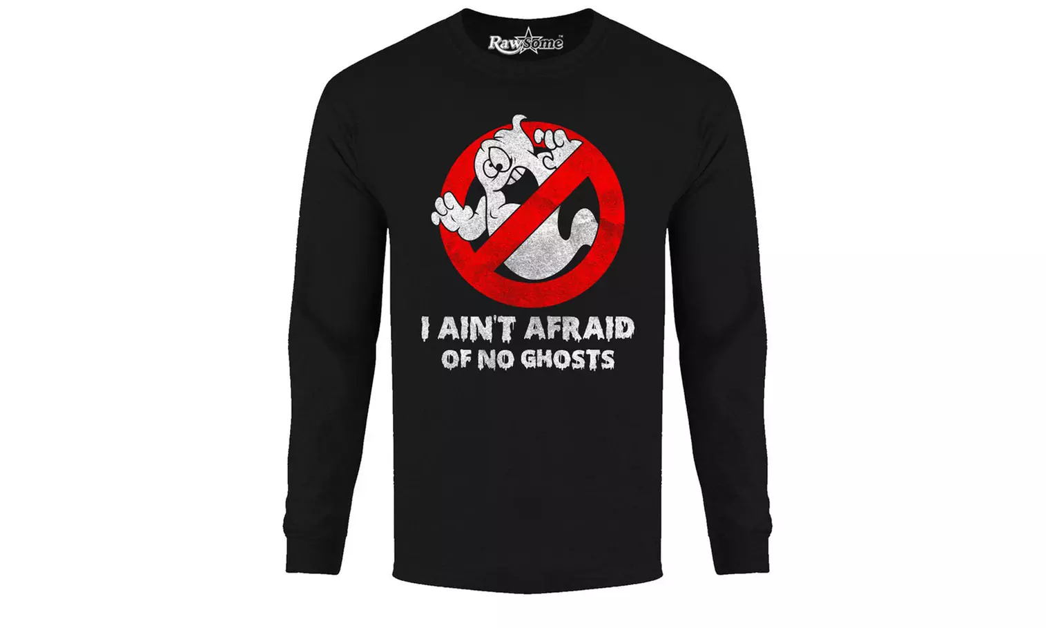 Men Creepy Scary Halloween Long Sleeve Shirt (S-2XL)