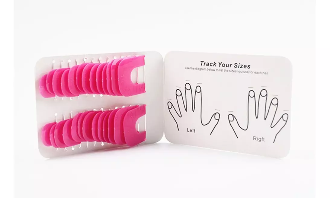 26 Pcs Spill-proof Finger Cover Sticker Nail Polish Varnish Holder - Second Medium