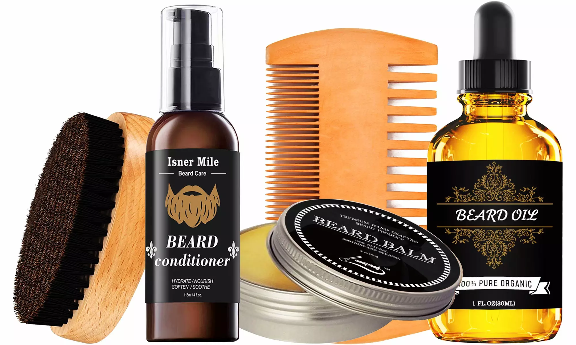Beard Kit for Men Beard Growth Grooming & Trimming - With Conditioner Oil Set - Primary Image