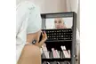 Costway Full-Length LED Mirror Jewelry Cabinet with 20 LED Lights - Second Medium