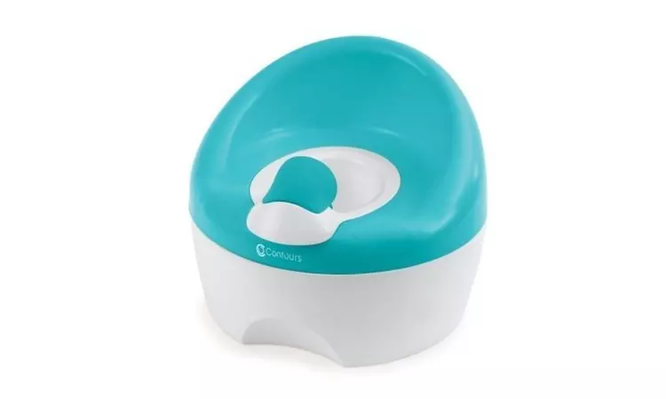 KolcraftEnterprises ZN002-AQA1 Contours Bravo 3-in-1 Potty - Aqua - Second Medium