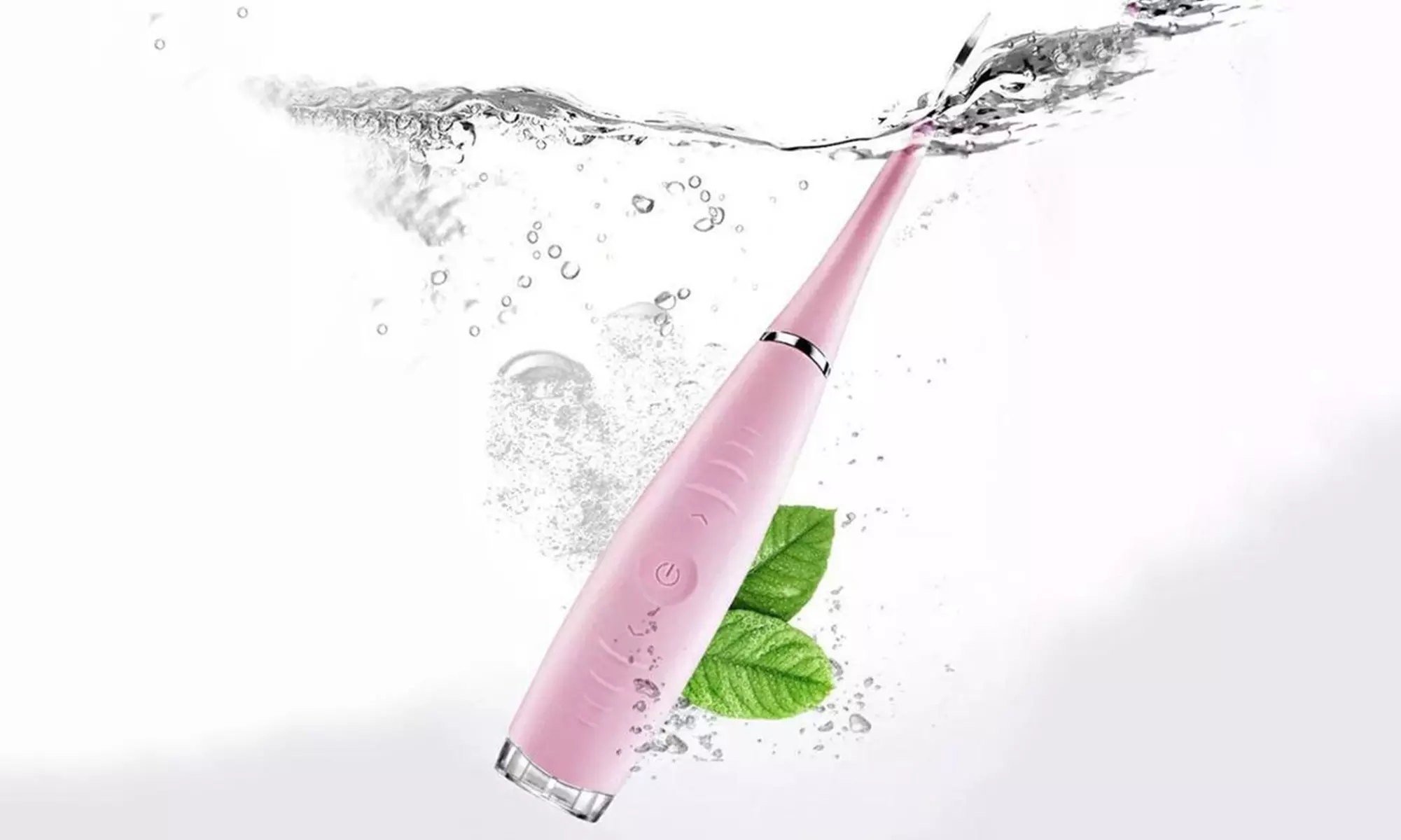 2Pcs Men Women Sonic Electric Sonic Dental Scaler Set for Christmas Gifts
