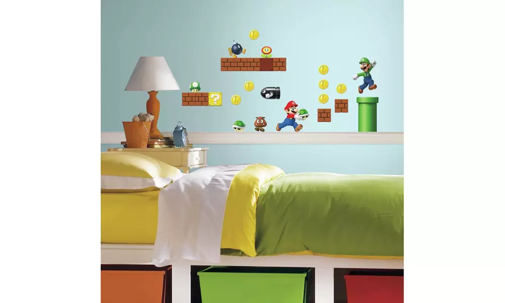 Roommates Nintendo Super Mario Bros. Build A Scene Wall Decals - Second Medium