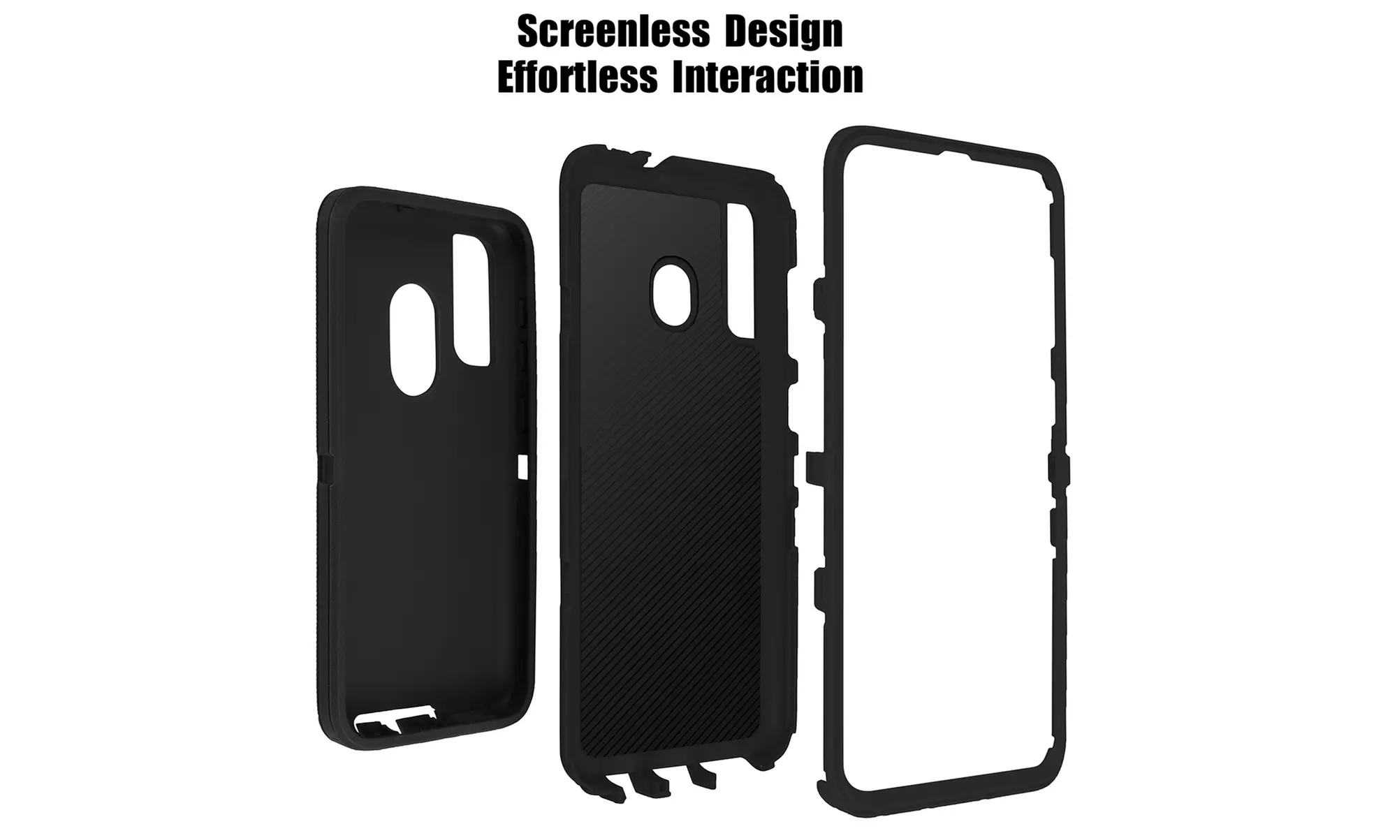 For Samsung Galaxy A20/Galaxy A30 Heavy Duty Hybrid Shockproof Case Cover