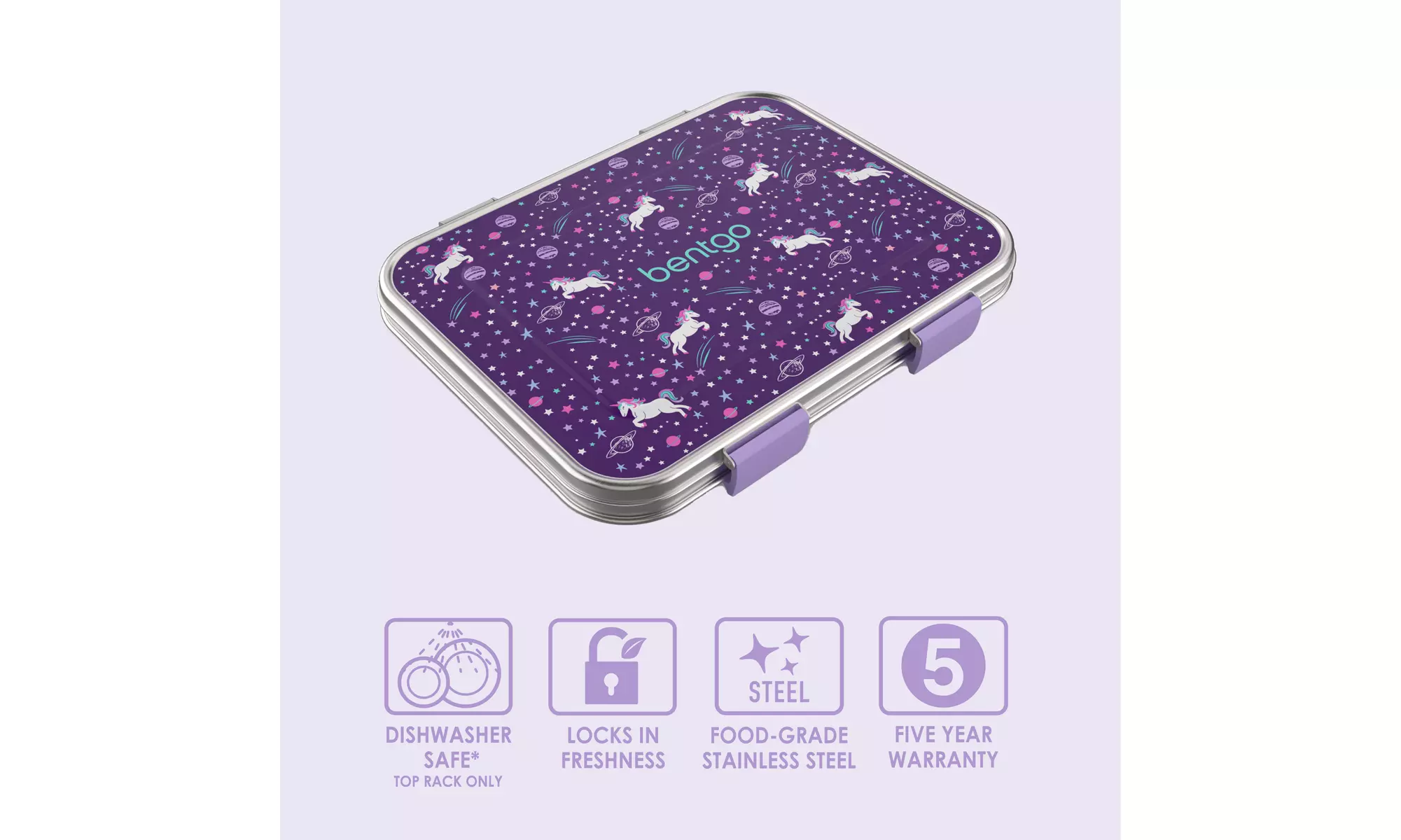 Bentgo Kids Stainless Steel Leak-Resistant Lunch Box