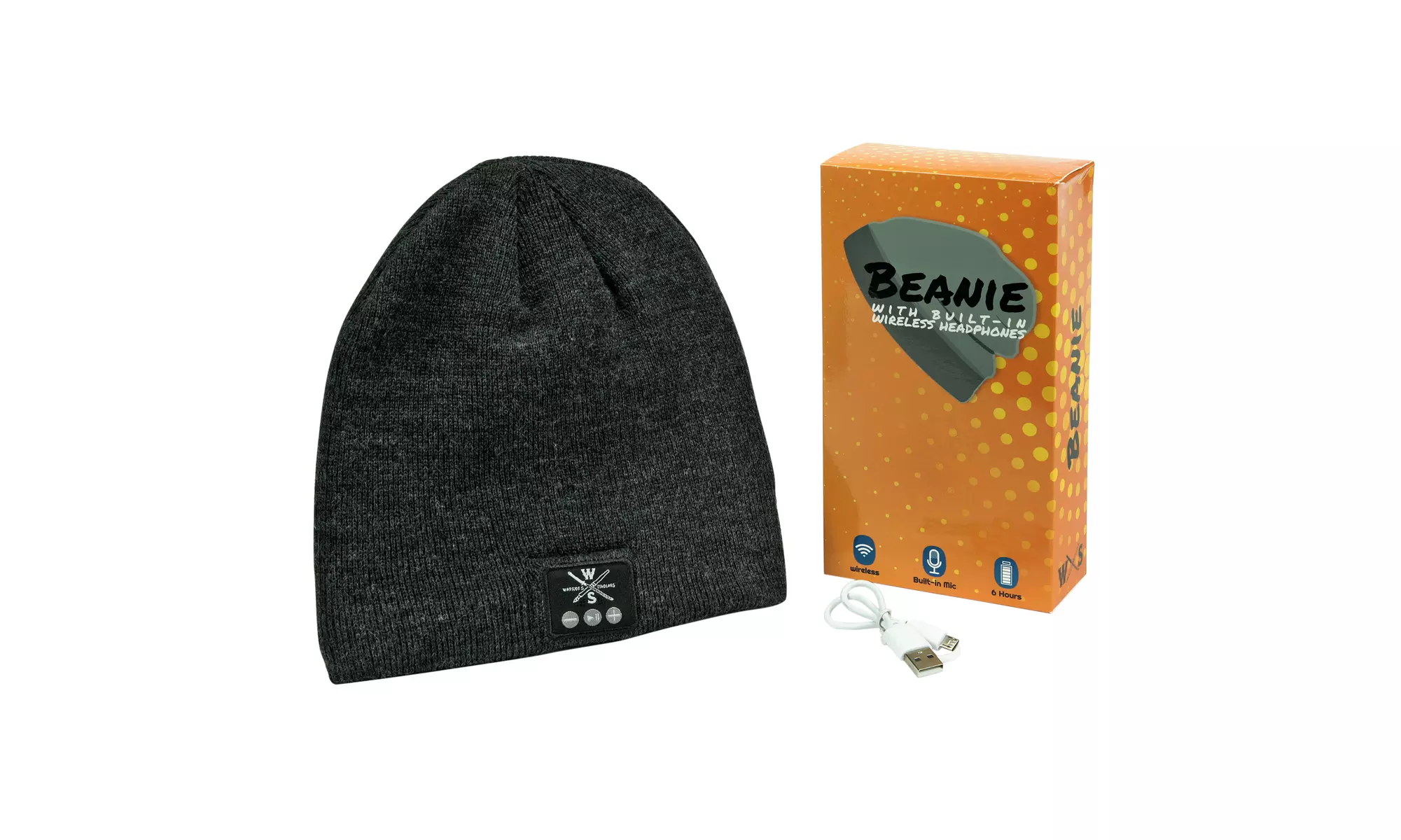 W&S - Bluetooth Beanie - Built-in Headphones - Second Medium