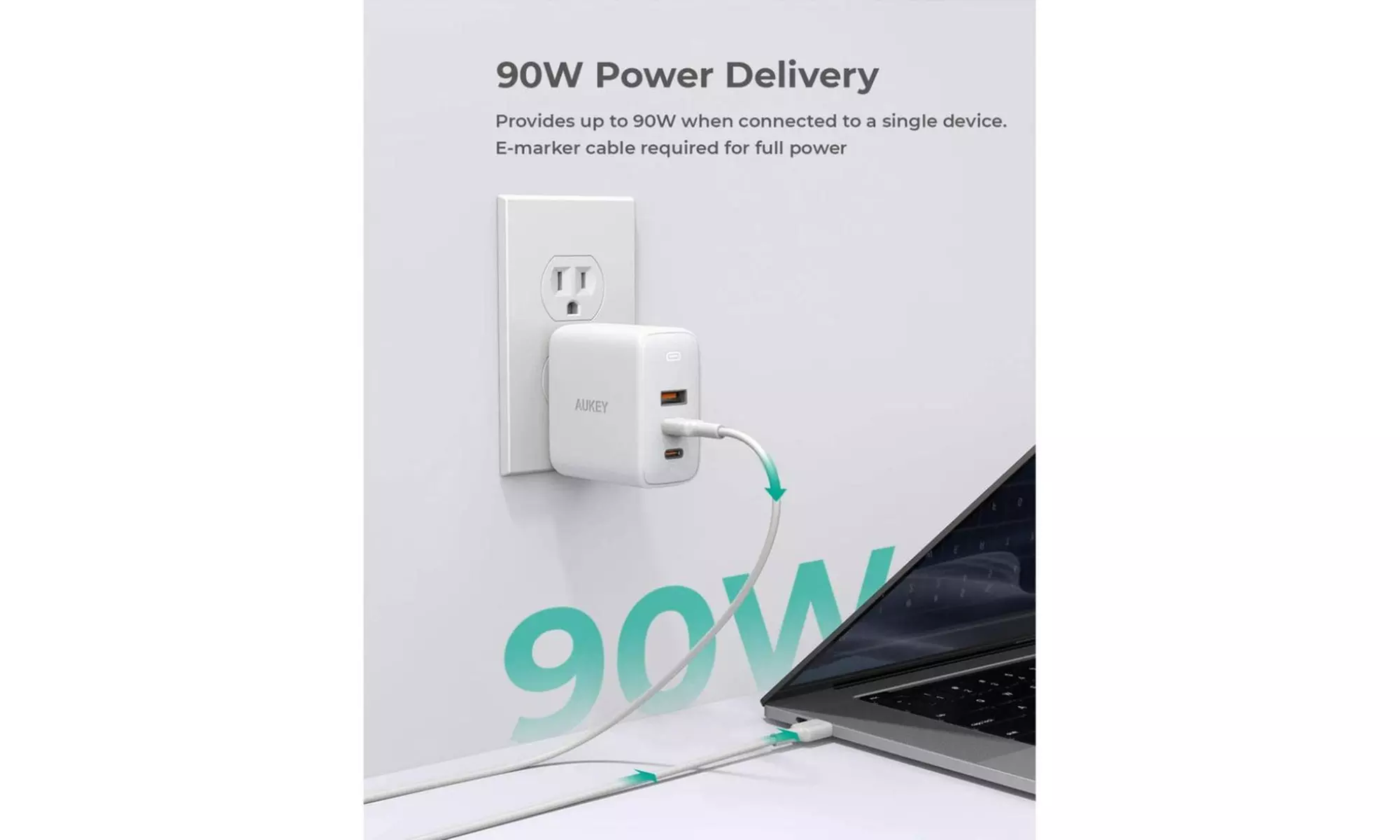AUKEY PA-B6S Omnia Mix3 90W 3-Port PD Charger