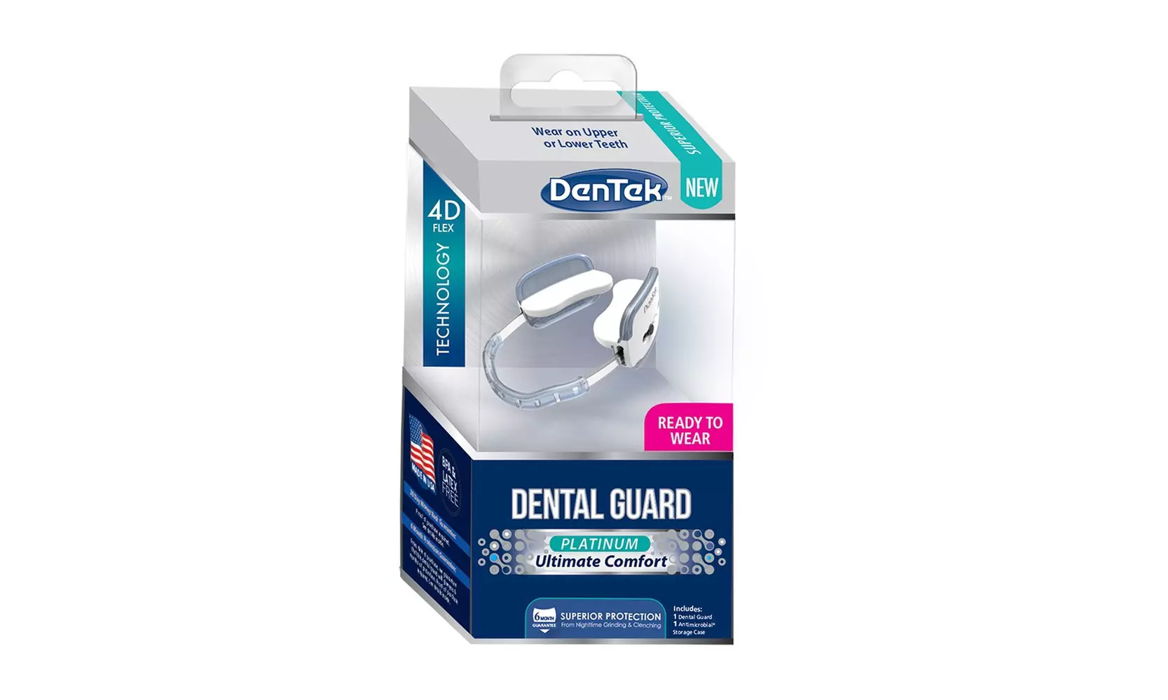 DenTek Platinum Ultimate Comfort Dental Guard For Nighttime Teeth Grinding - Primary Image