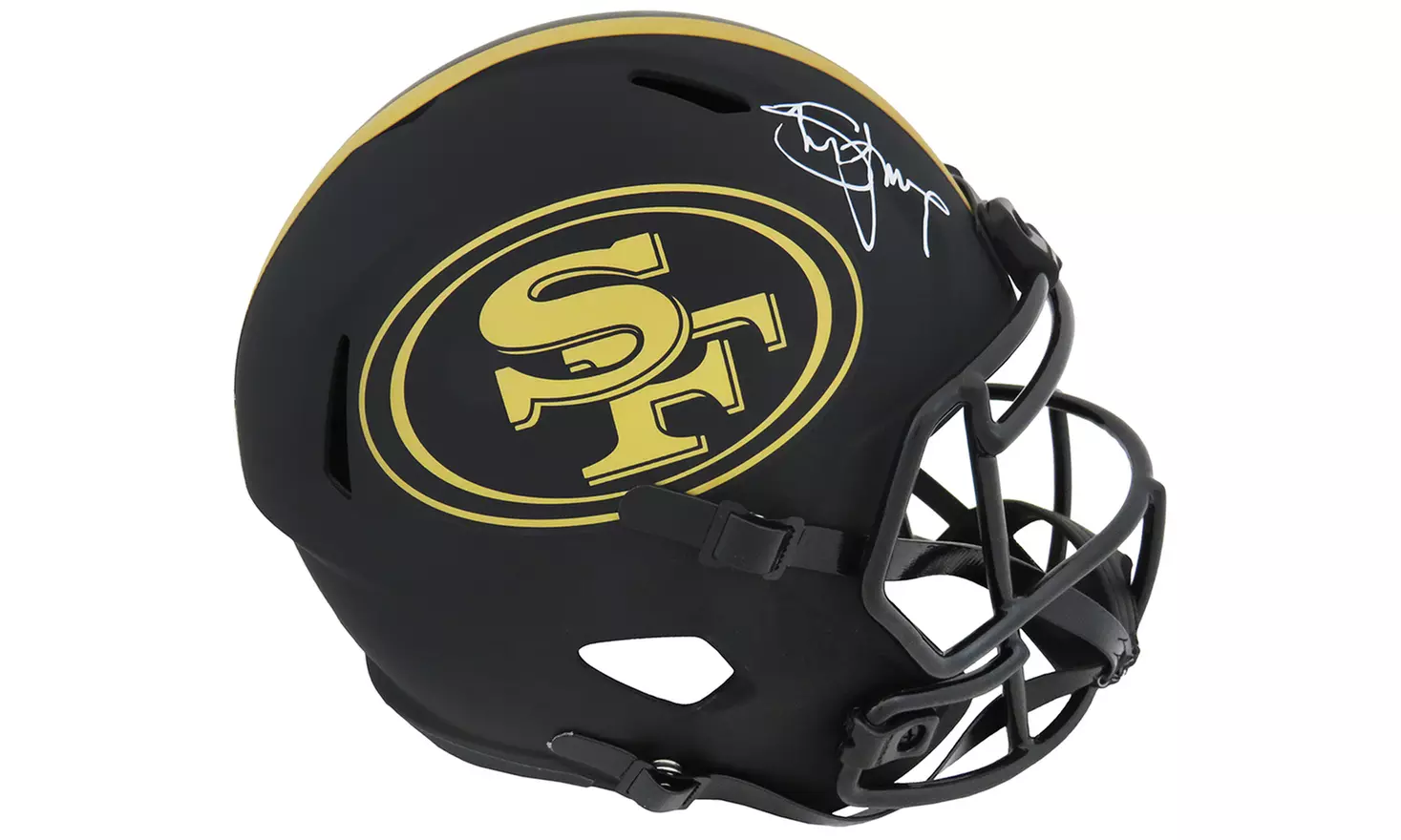 Steve Young Signed 49ers ECLIPSE Riddell Full Size Speed Replica Helmet - Primary Image