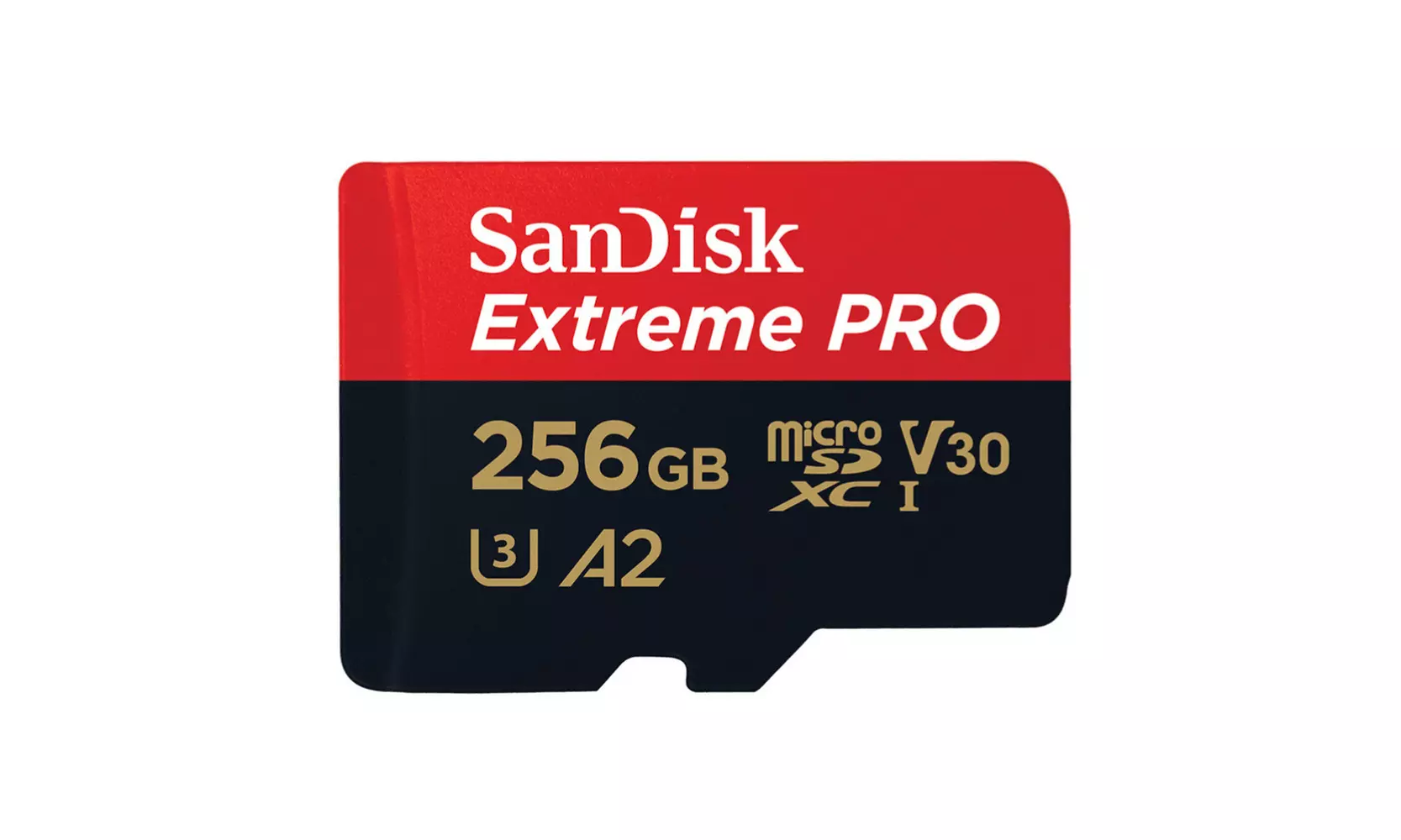 SanDisk Extreme Pro 256GB microSDXC UHS-I U3 A2 V30 Memory Card with Adapter - Primary Image