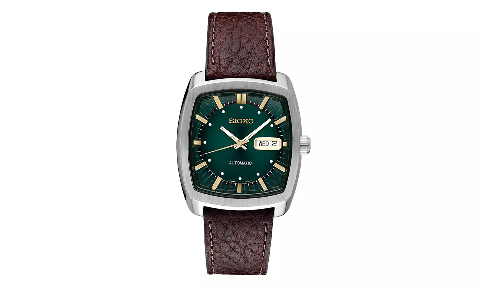 Seiko SNKP27 Men's Recraft Series Automatic Analog Watch in Silver - Primary Image