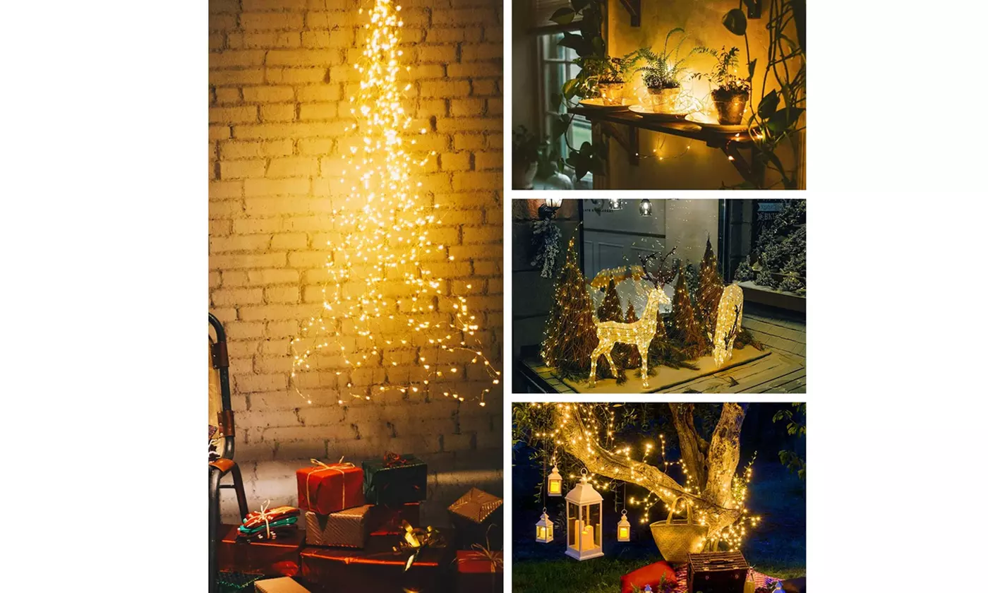 200 Led Solar String Lights Waterproof Fairy Lights for Patio Trees Christmas