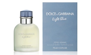 Dolce & Gabbana Light Blue Pour Homme Eau De Toilette For Men- Multiple Sizes