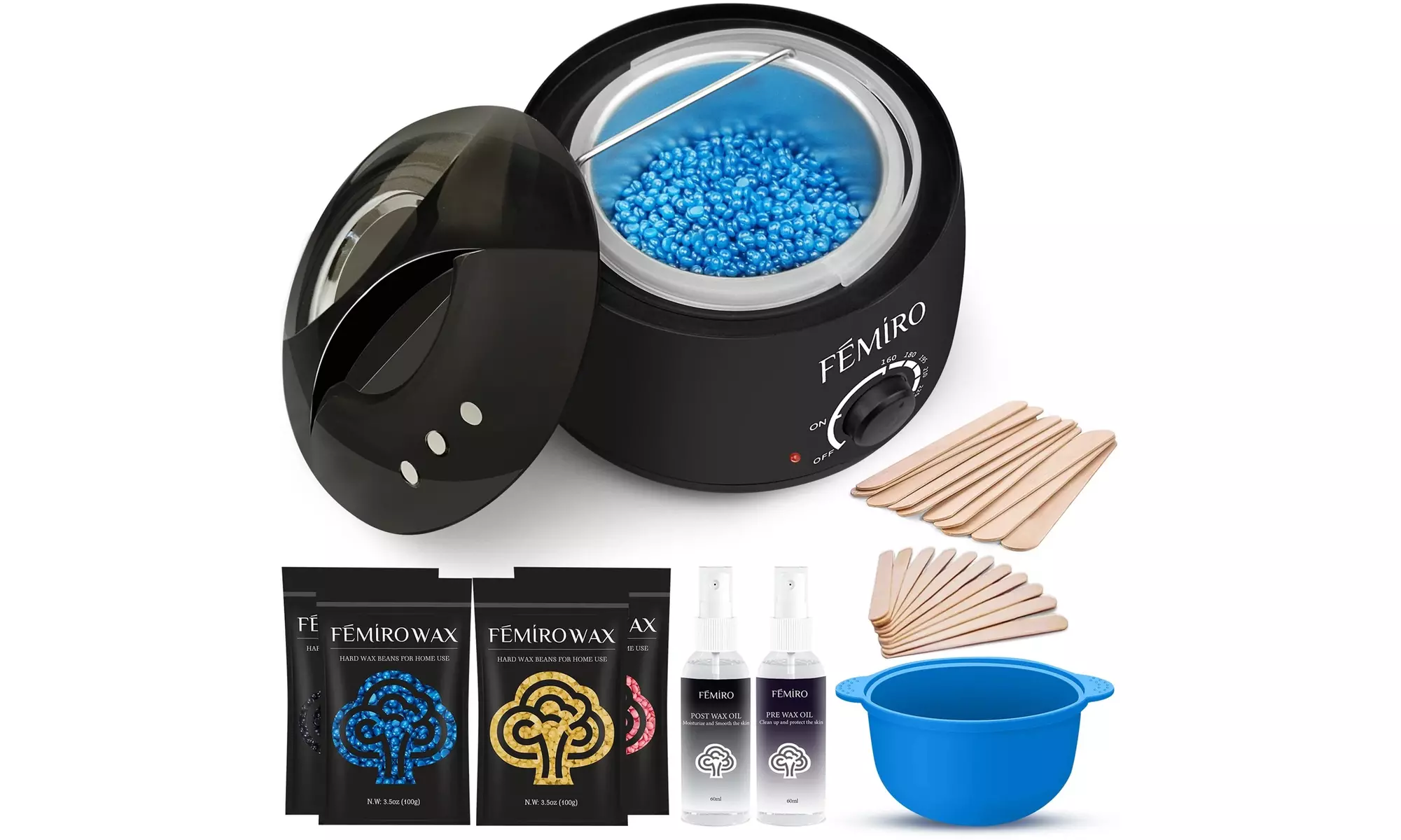 Complete Home Waxing Kit with 4-packs Wax Beads - Primary Image