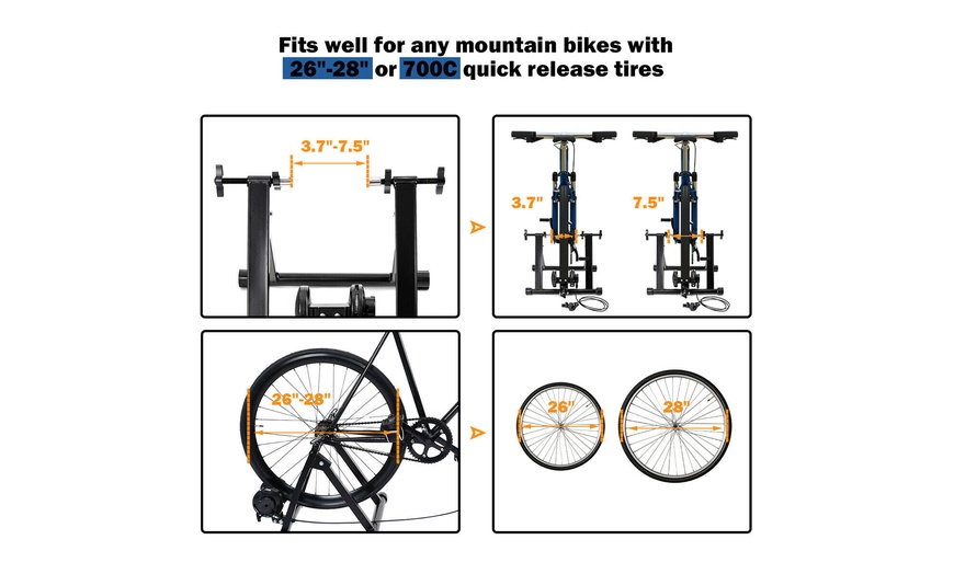 costway magnetic bike trainer