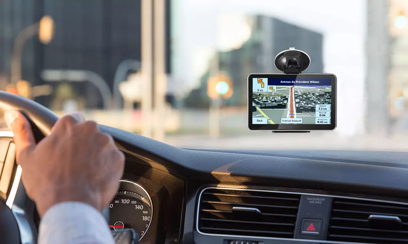 iMounTEK Car/Truck Voice Lane GPS Navigation, 8GB, Lifetime Free Map Update - Primary Image