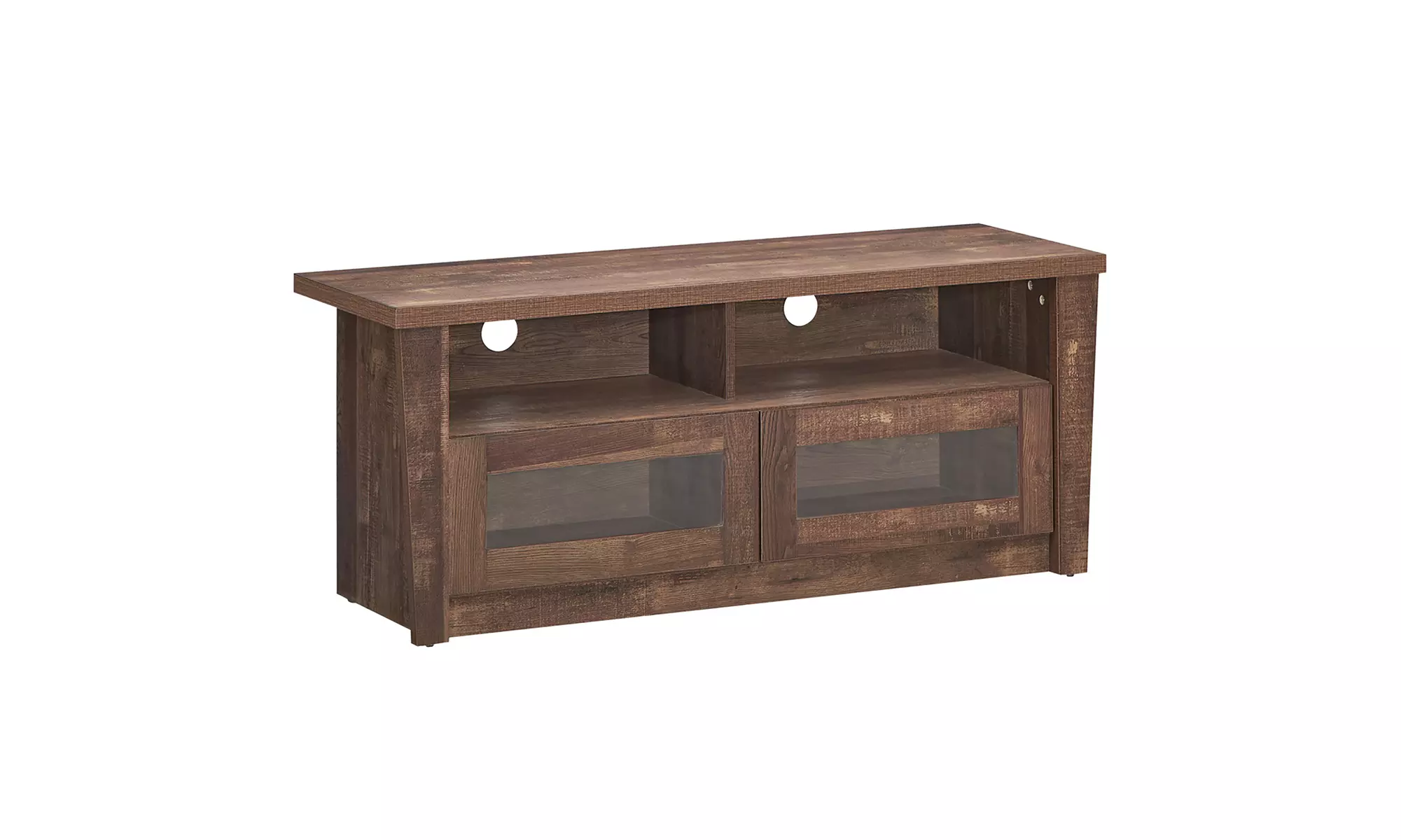 TV Stand Entertainment Center Hold up to 55" TV with 2 Shelves & 2 Door Cabints - Primary Image