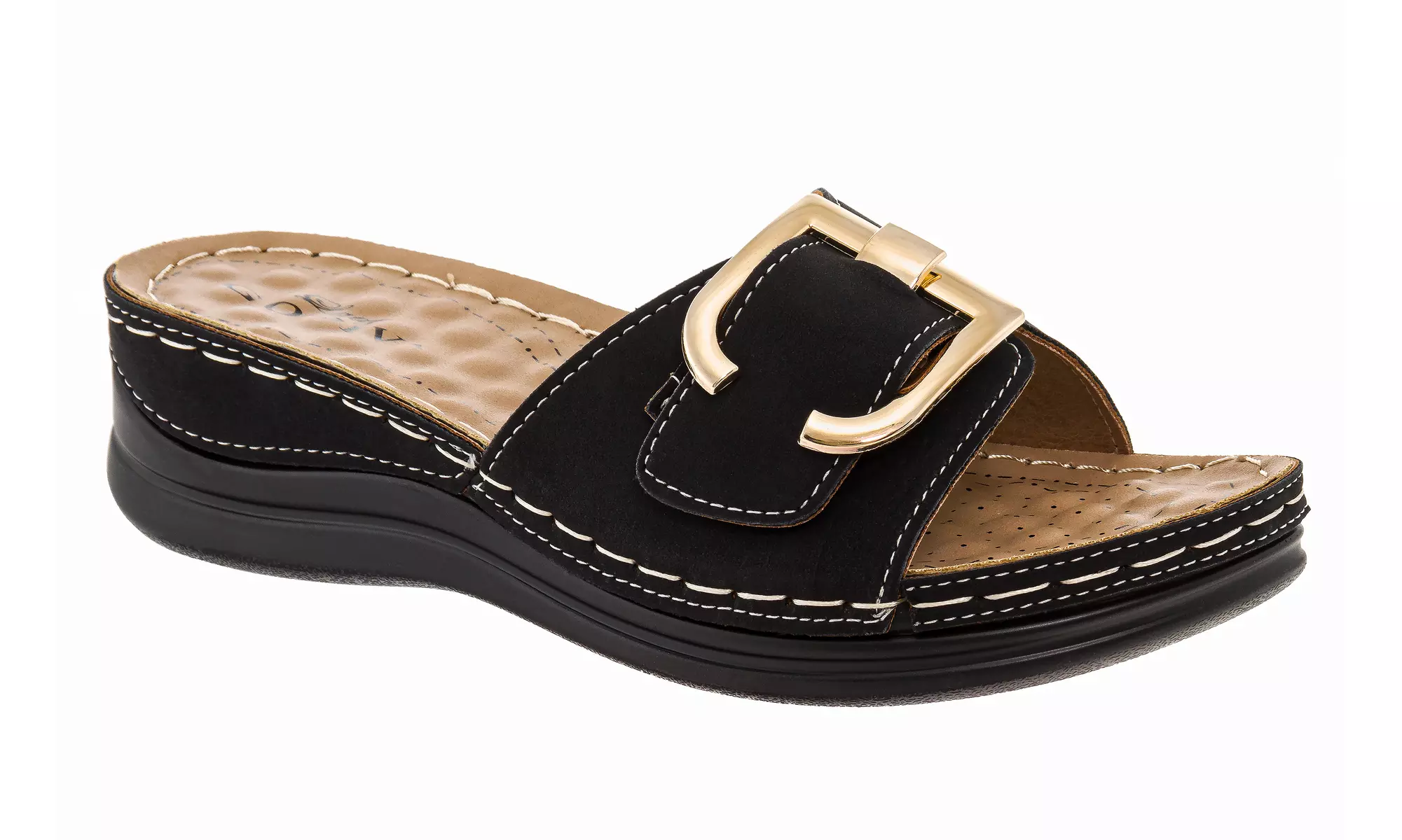 Lady Godiva Comfort Wedge Sandals