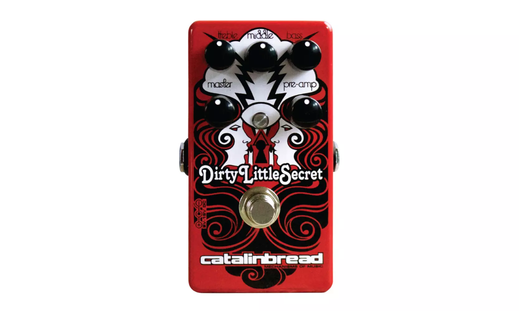 Catalinbread Dirty Little Secret Red Foundation Overdrive Pedal - Primary Image