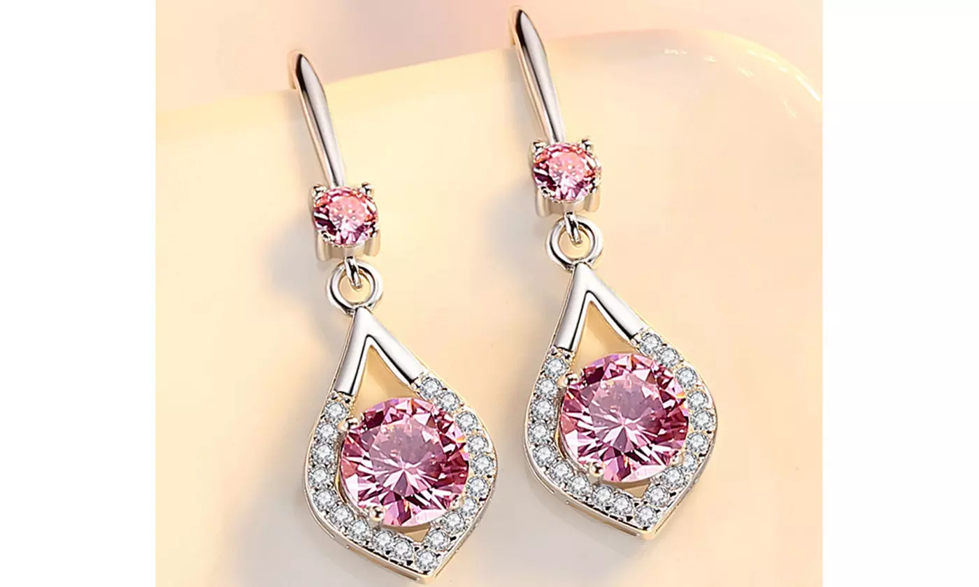 Cubic Zirconia Drop Dangle Earrings Jewelry