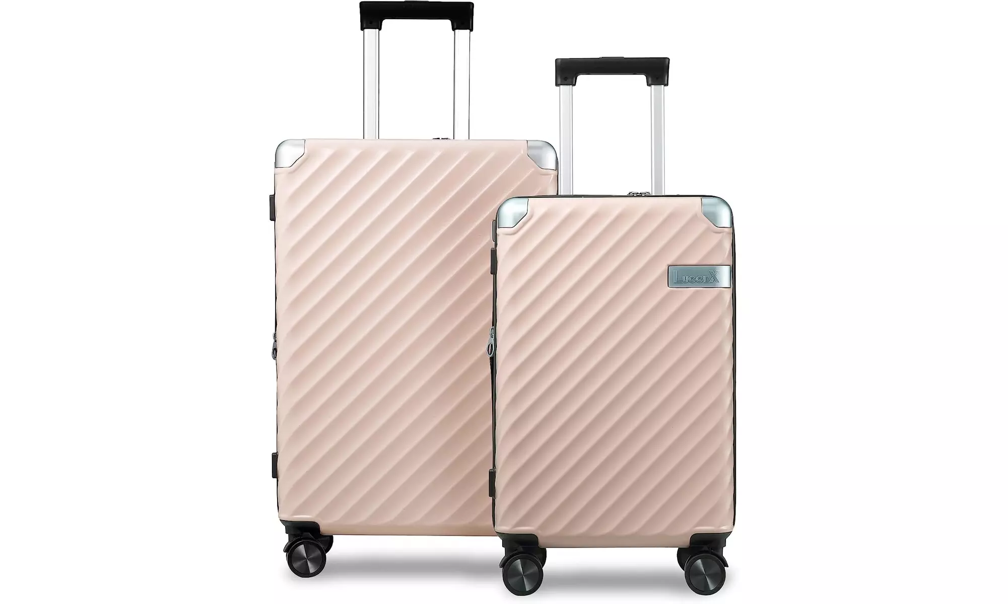 LUGGEX  Luggage Sets 2 Piece - PC Hard Suitcase with Wheels - Primary Image