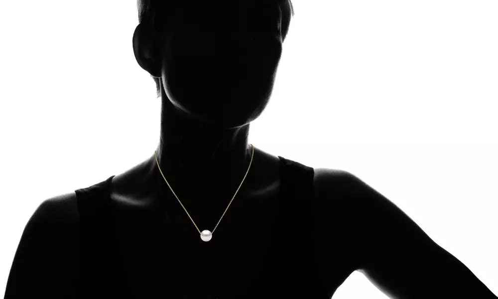 14K Gold Plated Genuine Pearl Pendant with Gift Box By Gemma Luna - Second Medium