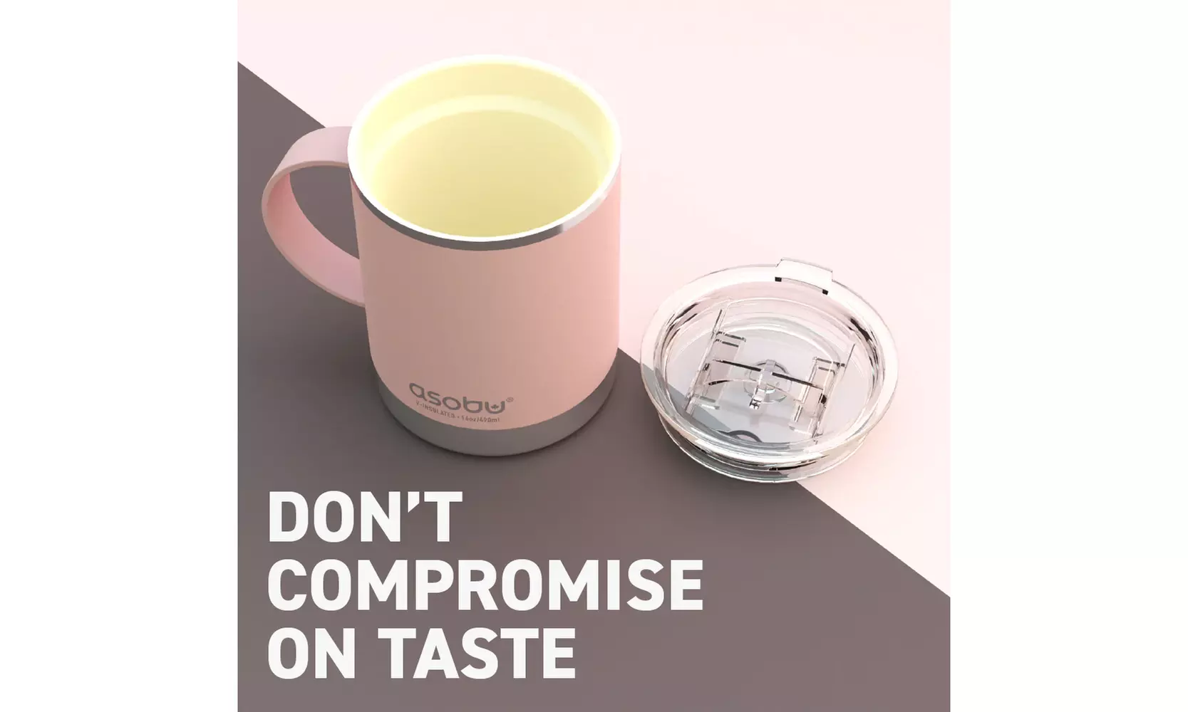 Asobu Ultimate Stainless Steel Ceramic Inner Coating Insulated Coffee Mug