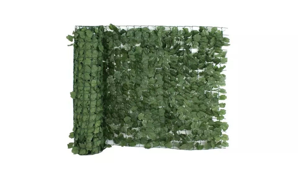 Artificial Faux Ivy Leaf Privacy Fence Screen (2 Pack) - Primary Image