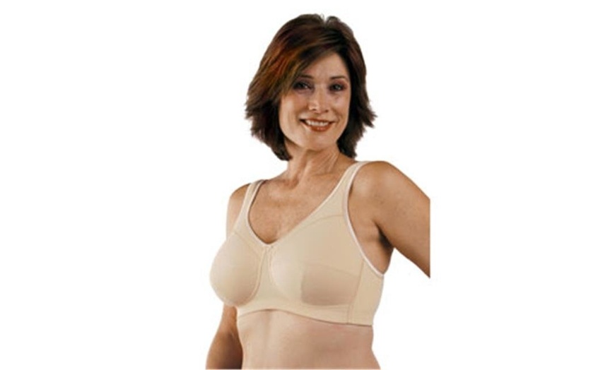 Image 2: Classique 761 Post Mastectomy Fashion Bra Beige - Size 44C
