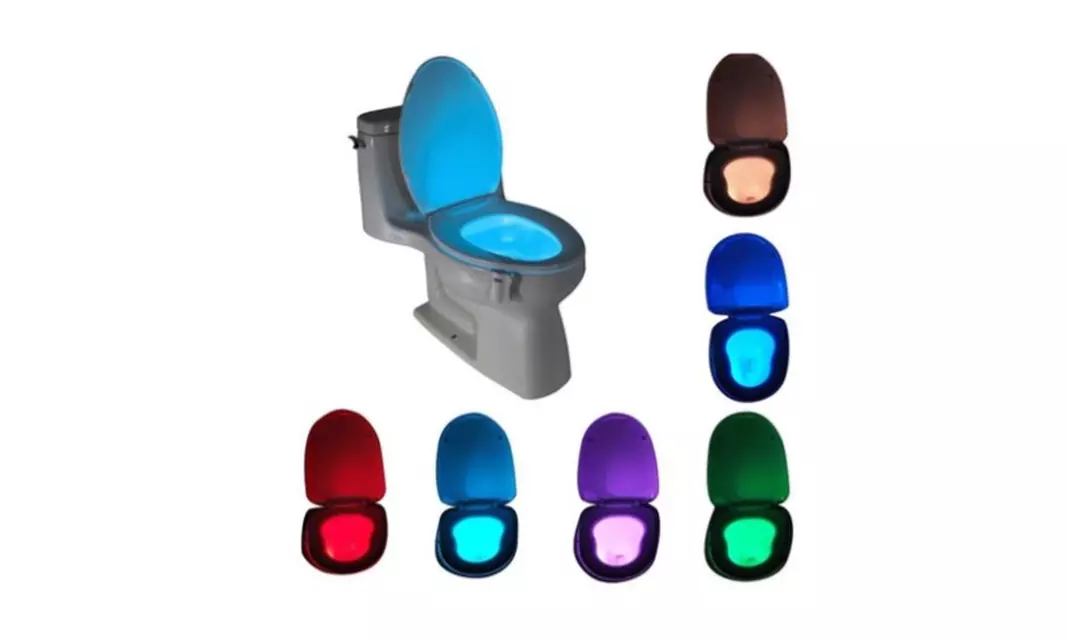 8 Color LED Toilet Night Motion Sensor Light  - Second Medium
